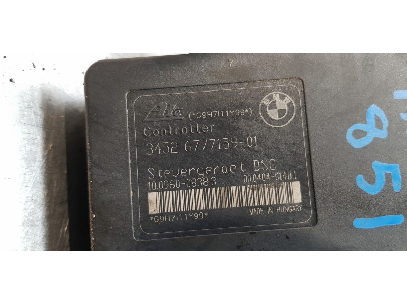 Recambio de abs para bmw serie 1 berlina (e81/e87) 116i referencia OEM IAM 6777158   Recambio de abs para bmw serie 1 berlina (e81/e87) 116i referencia OEM IAM 6777158