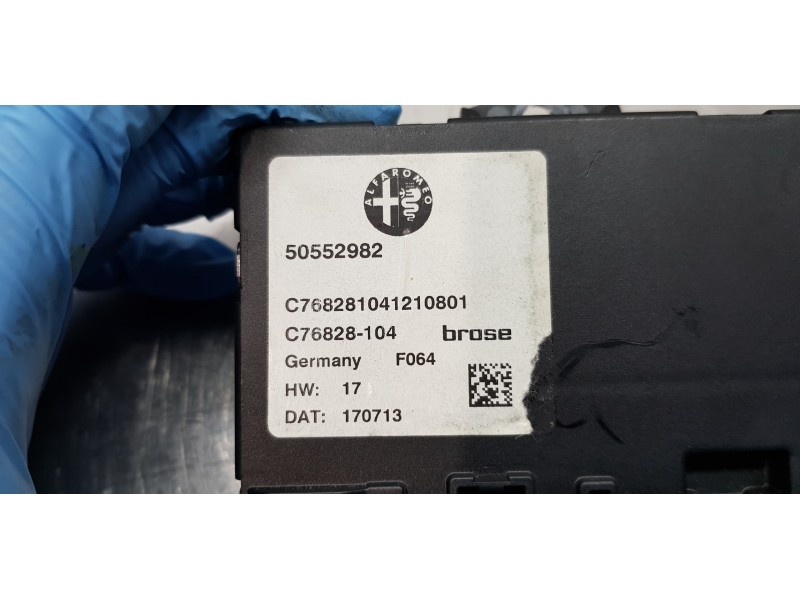 Recambio de modulo electronico para alfa romeo stelvio (630) basis q4 referencia OEM IAM 50552982  