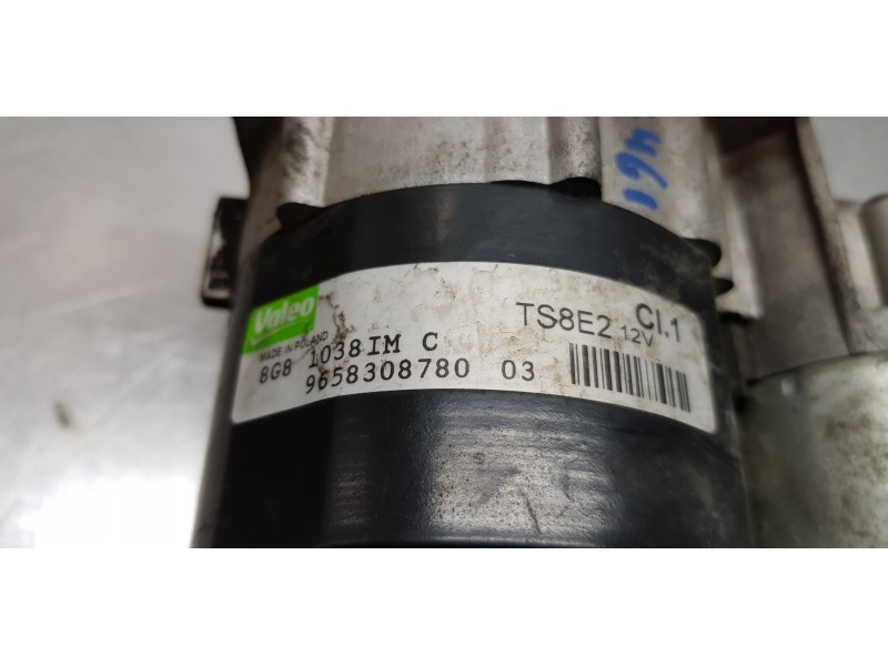 Recambio de motor arranque para peugeot 207 confort referencia OEM IAM 9658308780   Recambio de motor arranque para peugeot 207 confort referencia OEM IAM 9658308780