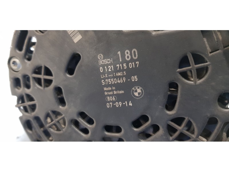 Recambio de alternador para bmw serie 1 berlina (e81/e87) 116i referencia OEM IAM 755046905   Recambio de alternador para bmw serie 1 berlina (e81/e87) 116i referencia OEM IAM 755046905