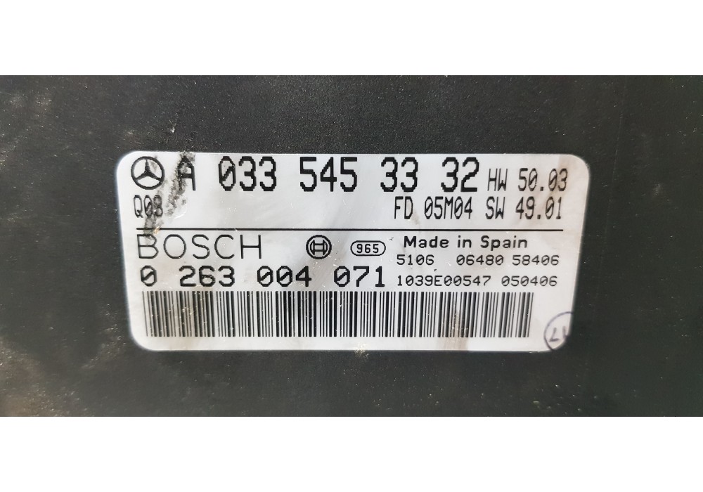 Recambio de modulo electronico para mercedes clase s (w220) berlina 320 cdi (220.025) referencia OEM IAM A0335453332  