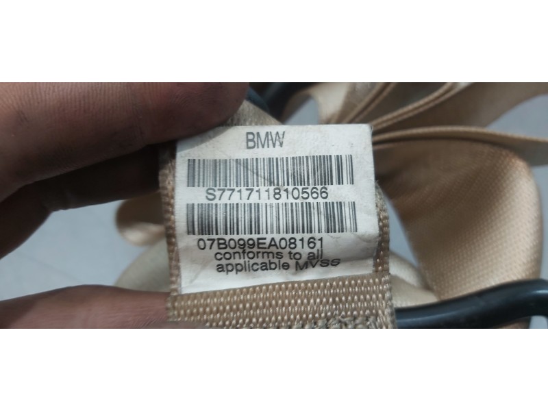 Recambio de cinturon seguridad trasero izquierdo para bmw x5 (e70) xdrive30d referencia OEM IAM 72117161653   Recambio de cinturon seguridad trasero izquierdo para bmw x5 (e70) xdrive30d referencia OEM IAM 72117161653