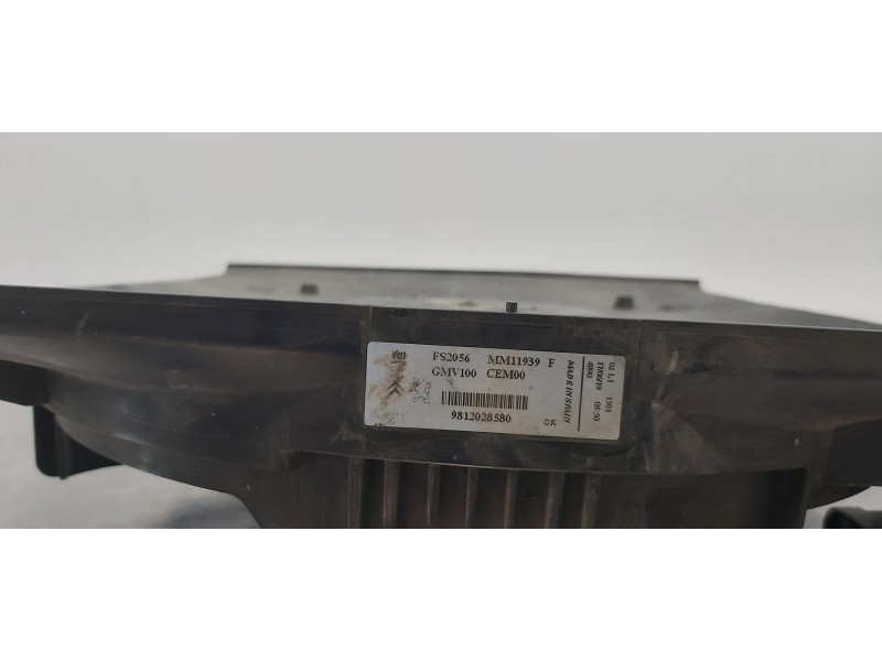 Recambio de electroventilador para citroen c-elysée feel referencia OEM IAM 9812028580   Recambio de electroventilador para citroen c-elysée feel referencia OEM IAM 9812028580
