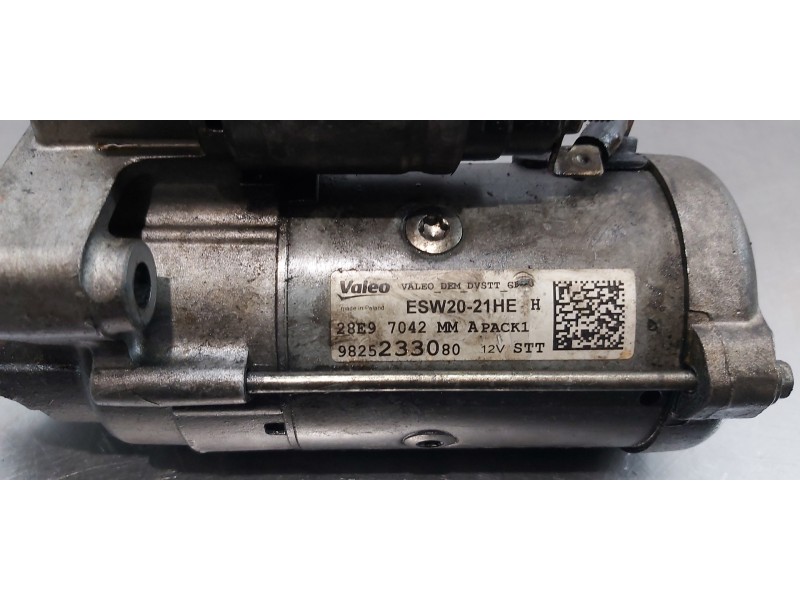 Recambio de motor arranque para citroen c-elysée feel referencia OEM IAM 9825233080  