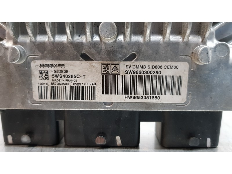 Recambio de centralita motor uce para citroen c3 1.4 hdi exclusive referencia OEM IAM 9660300280   Recambio de centralita motor uce para citroen c3 1.4 hdi exclusive referencia OEM IAM 9660300280