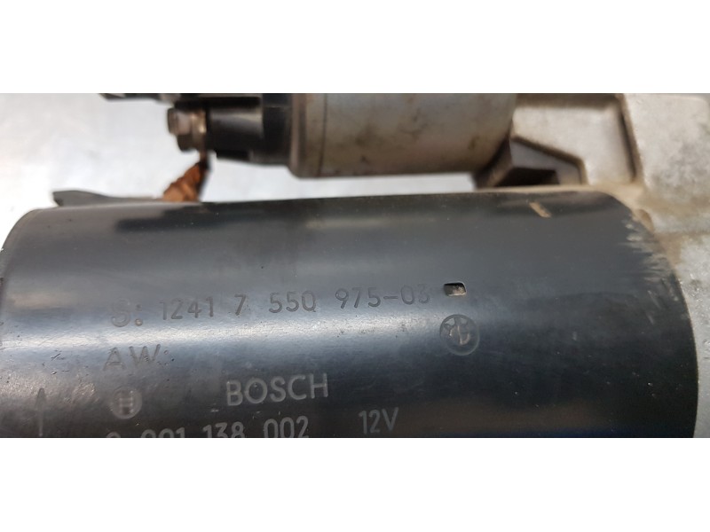 Recambio de motor arranque para bmw serie 1 berlina (e81/e87) 116i referencia OEM IAM 7550975  