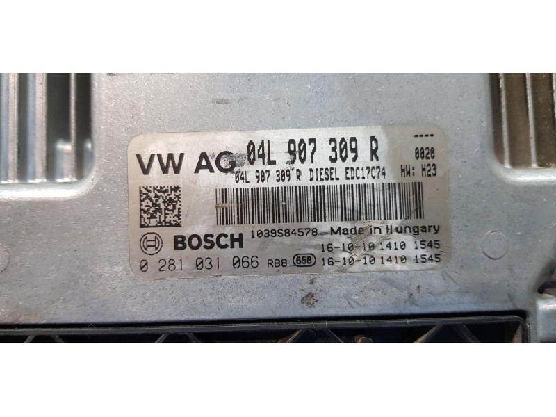Recambio de centralita motor uce para seat leon st (5f8) reference referencia OEM IAM 04L907309R 0281031066  Recambio de centralita motor uce para seat leon st (5f8) reference referencia OEM IAM 04L907309R 0281031066