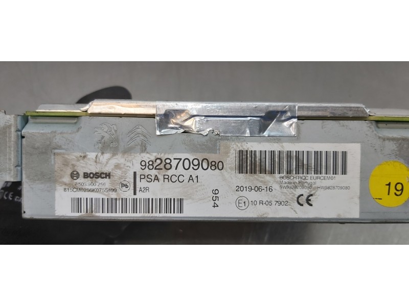 Recambio de sistema audio / radio cd para citroen c-elysée feel referencia OEM IAM 9828709080   Recambio de sistema audio / radio cd para citroen c-elysée feel referencia OEM IAM 9828709080