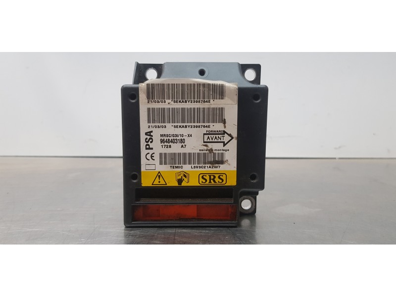 Recambio de centralita airbag para citroen c5 berlina 2.0 hdi magic referencia OEM IAM 9648403180  