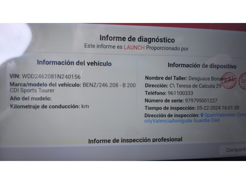 Recambio de cremallera direccion para mercedes clase b (w246) b 200 cdi (246.208) referencia OEM IAM A2464604501  