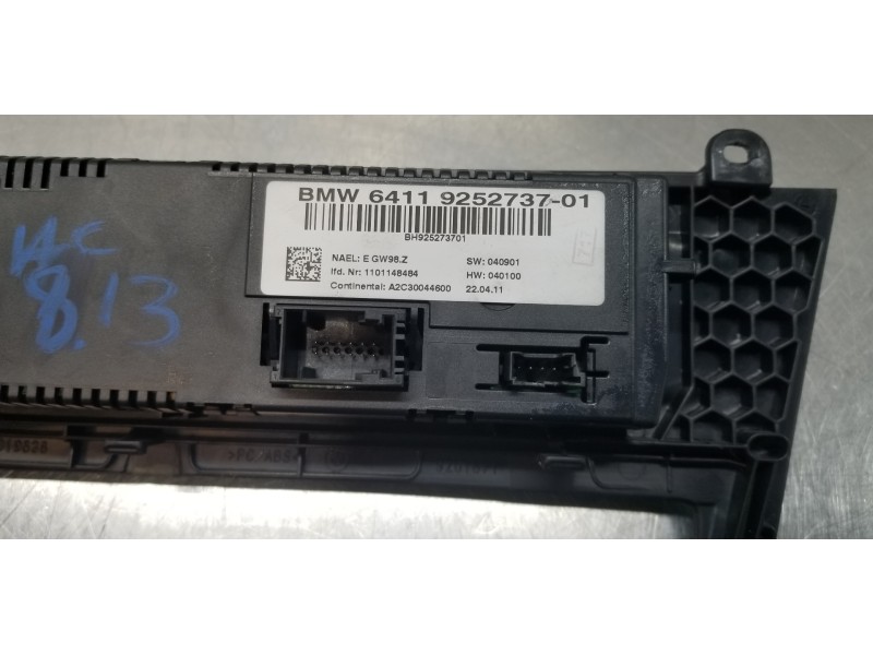 Recambio de mando climatizador para bmw x3 (f25) xdrive 20d referencia OEM IAM 64119252737  