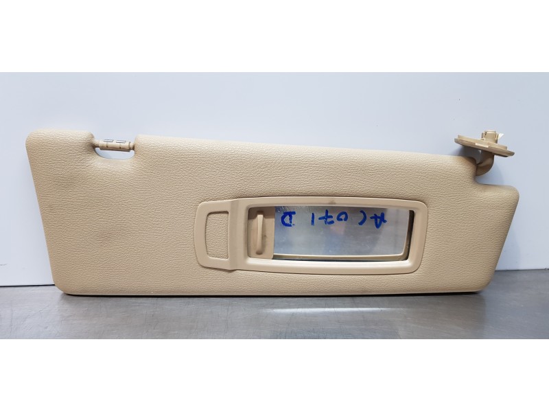 Recambio de parasol derecho para bmw x5 (e70) xdrive30d referencia OEM IAM 51168037380   Recambio de parasol derecho para bmw x5 (e70) xdrive30d referencia OEM IAM 51168037380