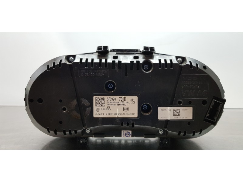 Recambio de cuadro instrumentos para seat leon st (5f8) reference referencia OEM IAM 5F0920701D   Recambio de cuadro instrumentos para seat leon st (5f8) reference referencia OEM IAM 5F0920701D