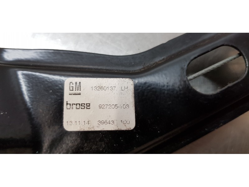 Recambio de elevalunas delantero izquierdo para opel zafira tourer expression referencia OEM IAM 20951581  