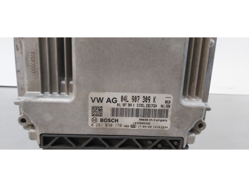 Recambio de centralita motor uce para volkswagen caddy ocio comfortline bmt referencia OEM IAM 04L907309K   Recambio de centralita motor uce para volkswagen caddy ocio comfortline bmt referencia OEM IAM 04L907309K