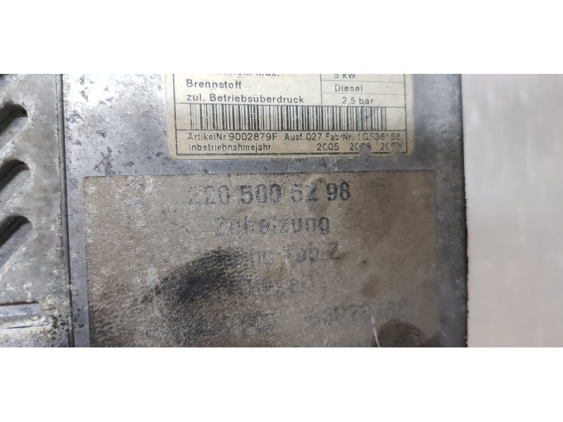 Recambio de no identificado para mercedes clase s (w220) berlina 320 cdi (220.025) referencia OEM IAM 2205005298   Recambio de no identificado para mercedes clase s (w220) berlina 320 cdi (220.025) referencia OEM IAM 2205005298