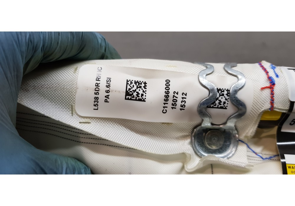 Recambio de airbag cortina delantero derecho para land rover evoque prestige referencia OEM IAM LR026028 BJ3214K159BB BJ3214K159