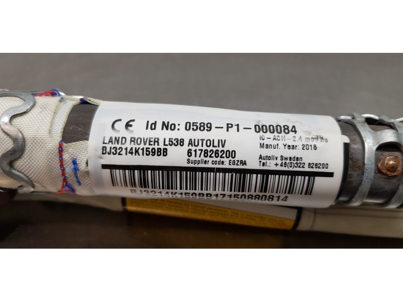 Recambio de airbag cortina delantero derecho para land rover evoque prestige referencia OEM IAM LR026028 BJ3214K159BB BJ3214K159