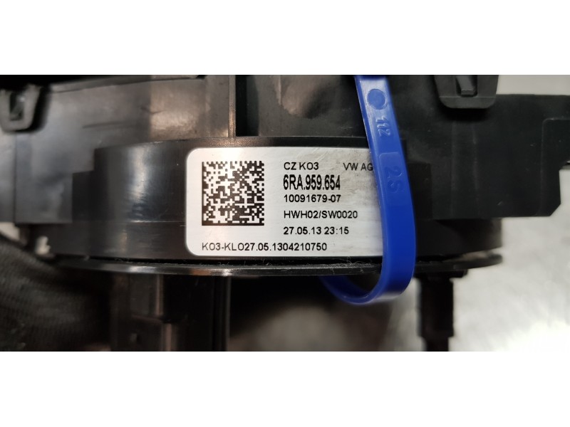 Recambio de anillo airbag para seat toledo (kg3) reference referencia OEM IAM 6RA959654   Recambio de anillo airbag para seat toledo (kg3) reference referencia OEM IAM 6RA959654