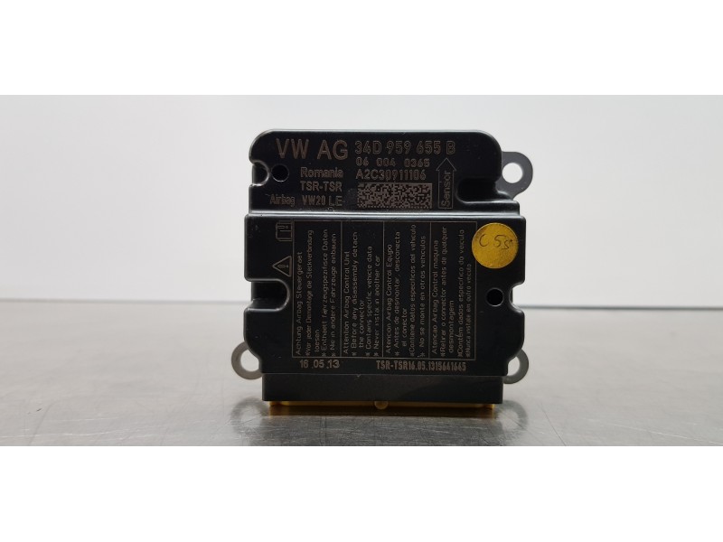 Recambio de centralita airbag para seat toledo (kg3) reference referencia OEM IAM 34D959655B A2C30911106  Recambio de centralita airbag para seat toledo (kg3) reference referencia OEM IAM 34D959655B A2C30911106