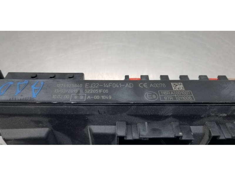 Recambio de caja reles / fusibles para land rover evoque prestige referencia OEM IAM EJ3214F041AD LR077223 EJ3214F041AE