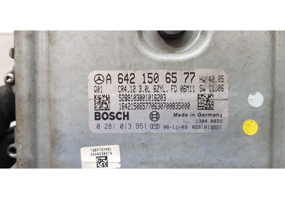 Recambio de centralita motor uce para mercedes clase r (w251) r 350 cdi l 4-matic (251.122) referencia OEM IAM A6421506577  