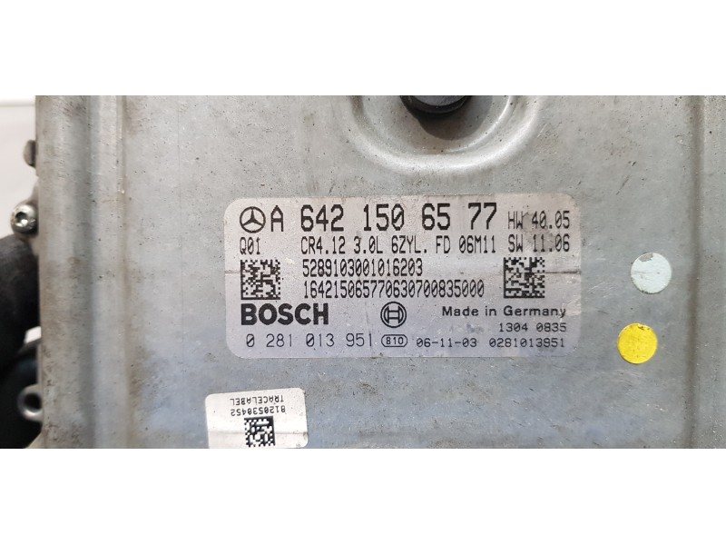 Recambio de centralita motor uce para mercedes clase r (w251) r 350 cdi l 4-matic (251.122) referencia OEM IAM A6421506577  
