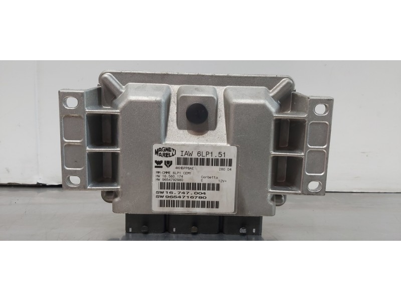 Recambio de centralita motor uce para peugeot 307 cc (s1) 2.0 referencia OEM IAM 9654716780  