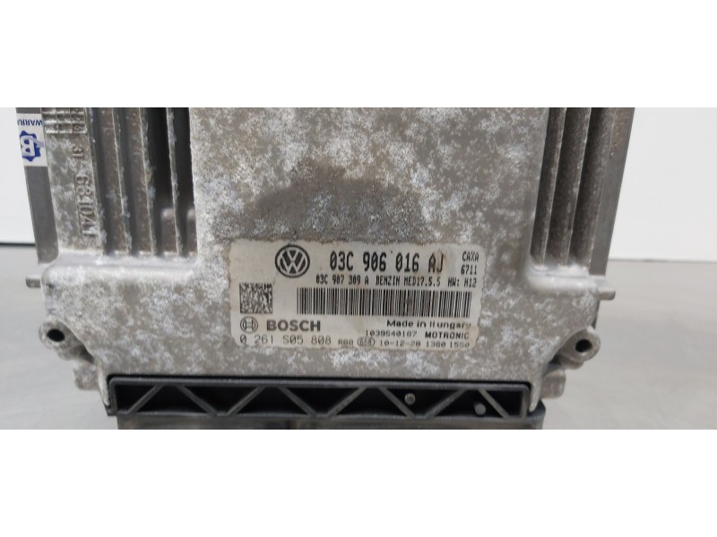 Recambio de centralita motor uce para volkswagen golf plus (521) advance referencia OEM IAM 03C906016AJ 0261S05808  Recambio de centralita motor uce para volkswagen golf plus (521) advance referencia OEM IAM 03C906016AJ 0261S05808