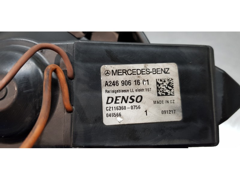 Recambio de motor calefaccion para mercedes clase b (w246) b 200 cdi (246.208) referencia OEM IAM A2469061601  