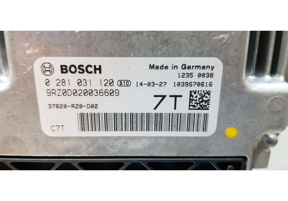 Recambio de centralita motor uce para honda civic (fk) 1.6 i-dtec comfort referencia OEM IAM 37820RZ0D02  