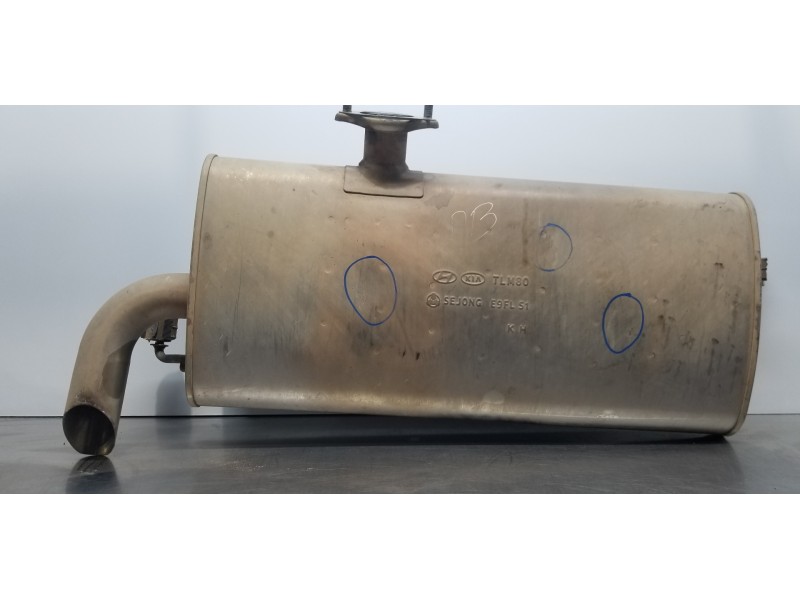 Recambio de silenciador trasero para hyundai tucson tl referencia OEM IAM 28710D3840  