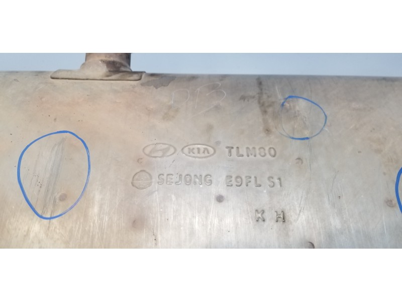 Recambio de silenciador trasero para hyundai tucson tl referencia OEM IAM 28710D3840  