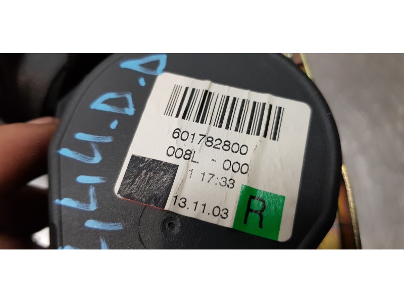 Recambio de cinturon seguridad delantero derecho para audi a8 (4e2) 4.0 tdi quattro referencia OEM IAM 601782800  