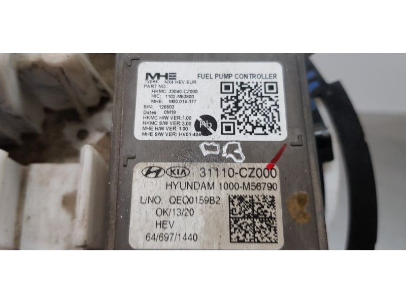 Recambio de aforador para hyundai tucson hybrid referencia OEM IAM 31120CZ000 33040CZ000 31110CZ000