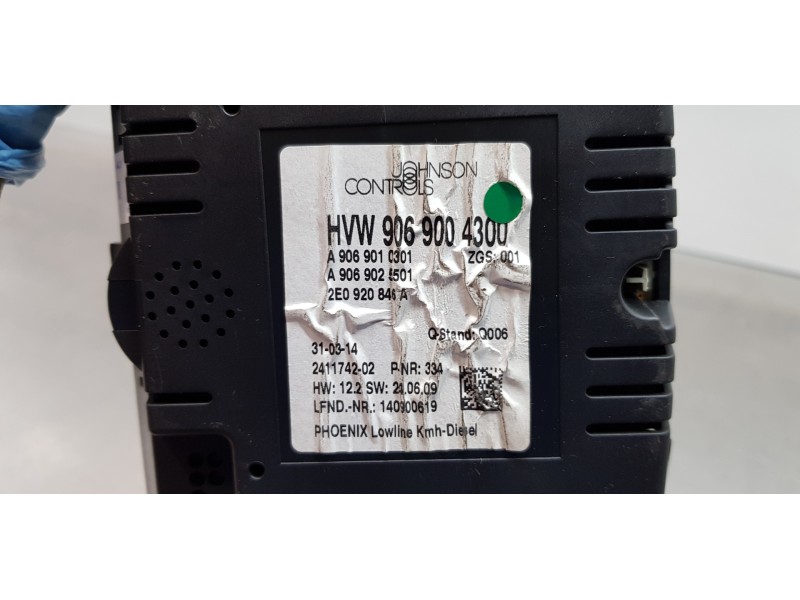 Recambio de cuadro instrumentos para volkswagen crafter caja cerrada caja cerrada 30 batalla corta referencia OEM IAM 2E0920846A