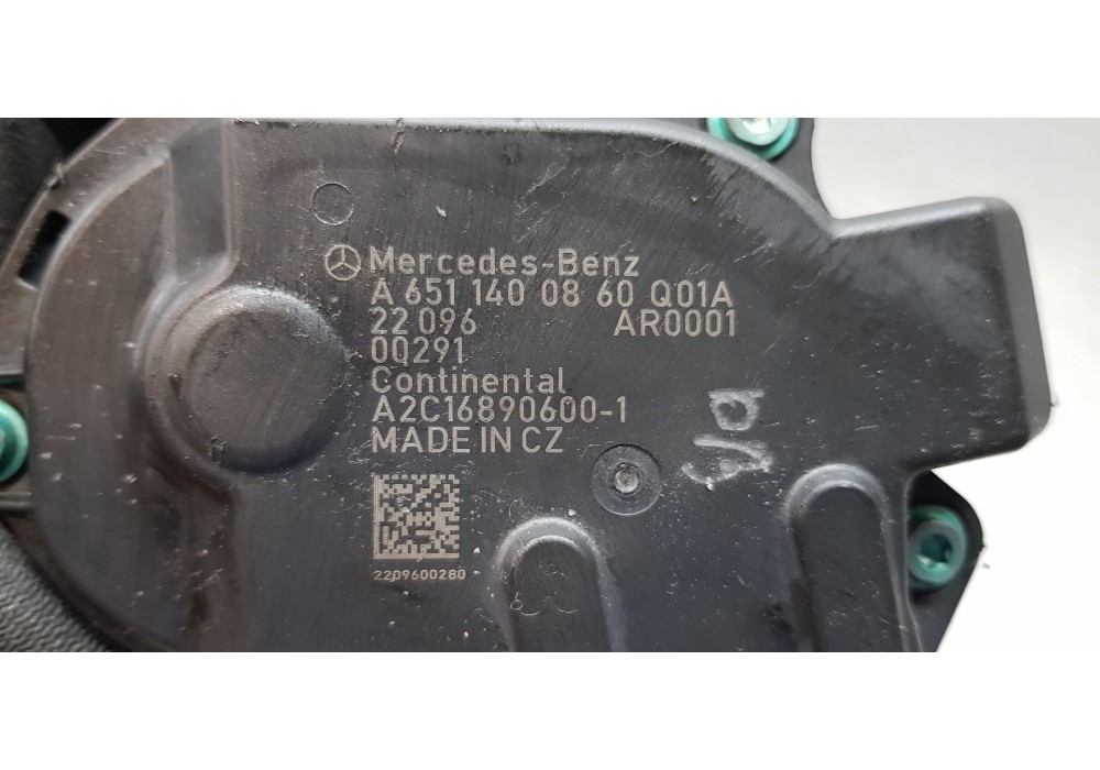Recambio de valvula egr para mercedes clase b (w246) b 200 cdi (246.208) referencia OEM IAM A6511400860 A2C16890600 