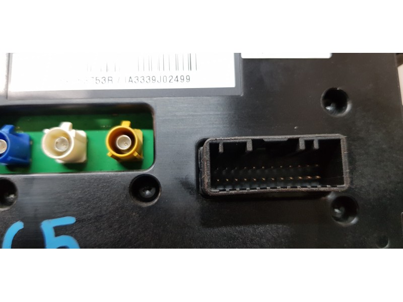 Recambio de pantalla multifuncion para renault laguna iii privilege referencia OEM IAM 259153753R  