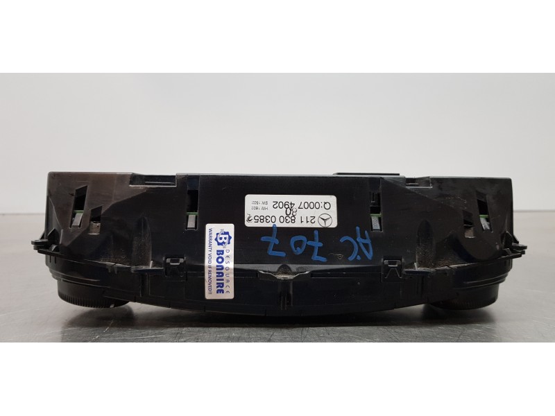 Recambio de mando climatizador para mercedes clase e (w211) berlina e 320 cdi (211.026) referencia OEM IAM 2118300385  