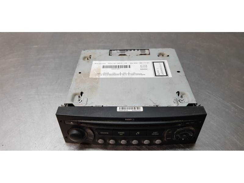 Recambio de sistema audio / radio cd para citroen c3 picasso sx referencia OEM IAM 9665918977  