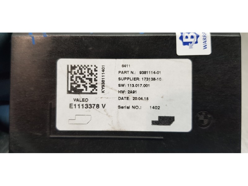 Recambio de modulo electronico para mini mini 5-trg. (f55) one d referencia OEM IAM 64119381114  