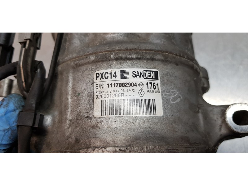 Recambio de compresor aire acondicionado para renault scenic iv grand zen referencia OEM IAM 926001268R  