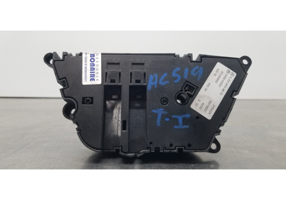 Recambio de interruptor de asiento para mercedes clase s (w221) berlina 320 / 350 cdi (221.022) referencia OEM IAM A2218706651  