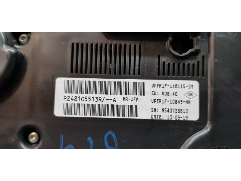 Recambio de cuadro instrumentos para renault scenic iv grand zen referencia OEM IAM 248105513R P248105513R 