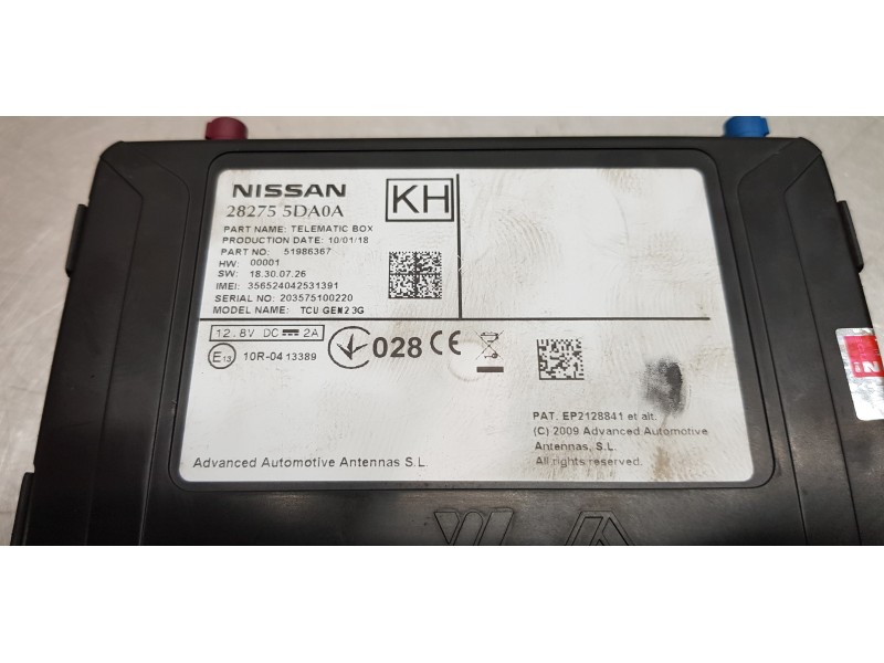 Recambio de modulo electronico para infiniti qx30 premium referencia OEM IAM 282755DA0A  