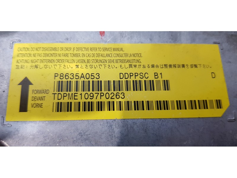 Recambio de kit airbag para mitsubishi outlander (cw0) 2.0 di-d invite referencia OEM IAM P8635A053  