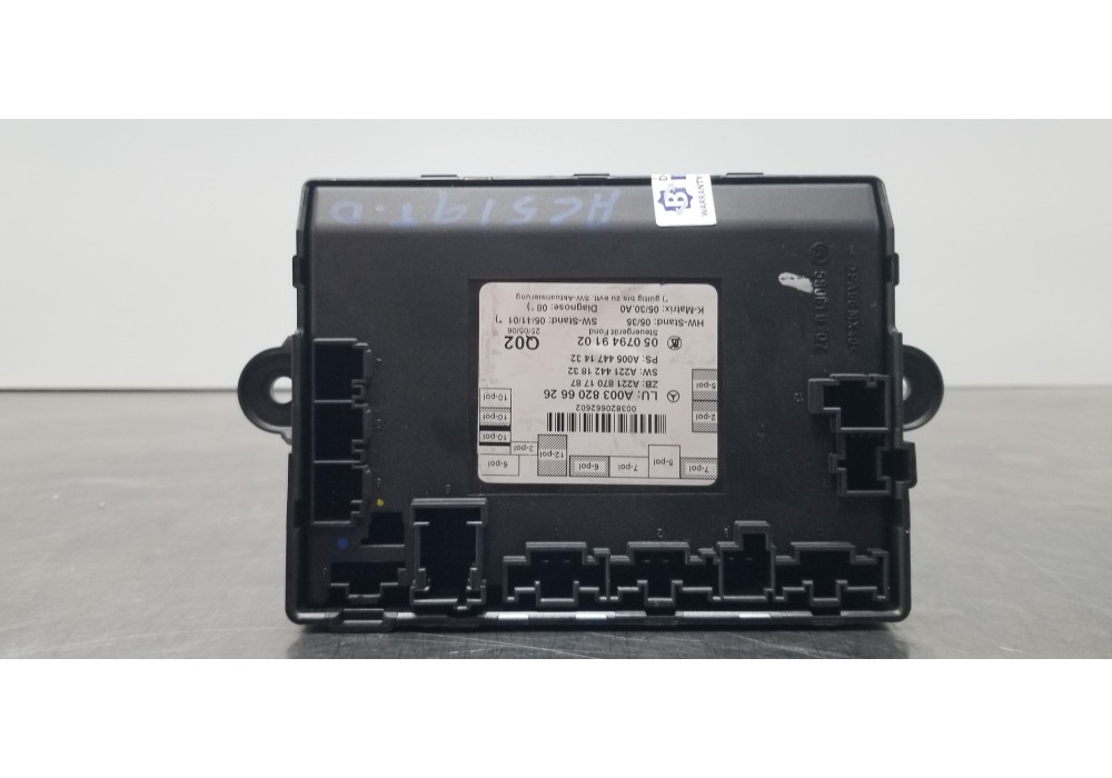 Recambio de modulo electronico para mercedes clase s (w221) berlina 320 / 350 cdi (221.022) referencia OEM IAM A0038206626 A2218