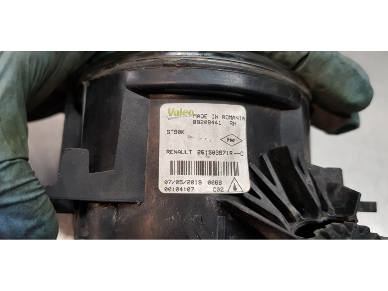 Recambio de faro antiniebla derecho para renault scenic iv grand zen referencia OEM IAM 261503971R  