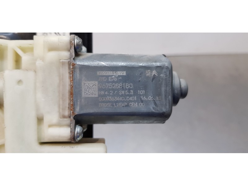 Recambio de elevalunas trasero derecho para citroen c4 picasso seduction referencia OEM IAM 9675288180  