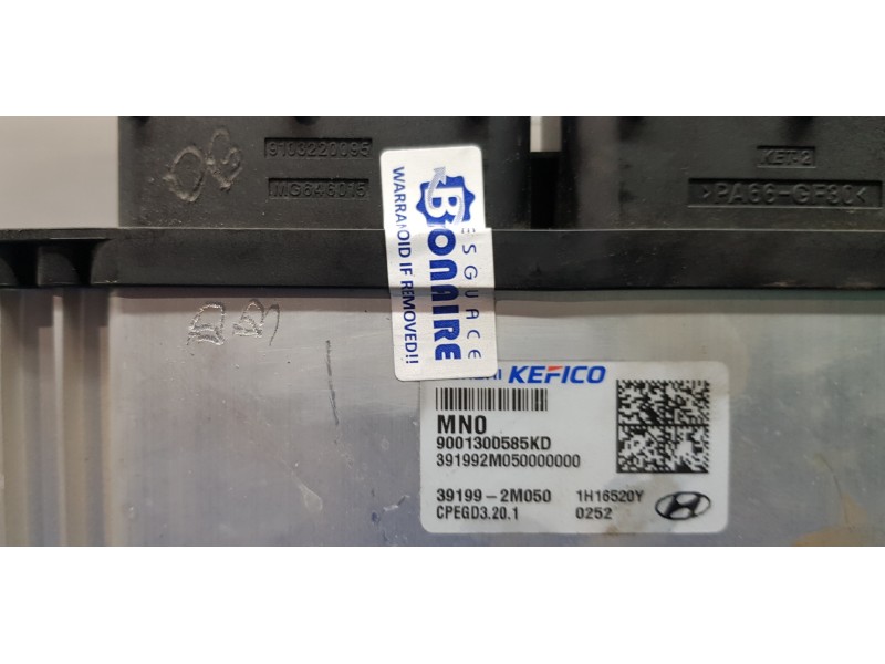 Recambio de centralita motor uce para hyundai tucson hybrid referencia OEM IAM 391992M050  